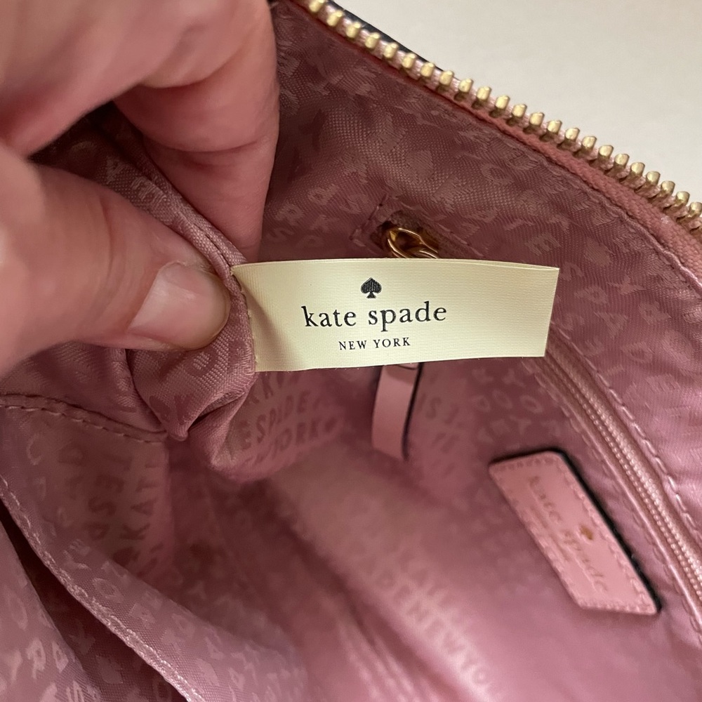 NWT Kate Spade Crossbody Zipper Purse Bag Pink - Picture 10 of 17